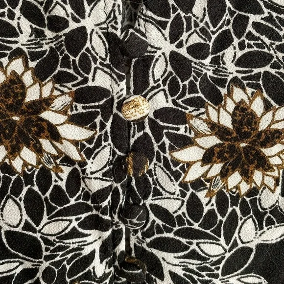 Free People Birds of a Feather Blouse top size Small - Picture 7 of 7